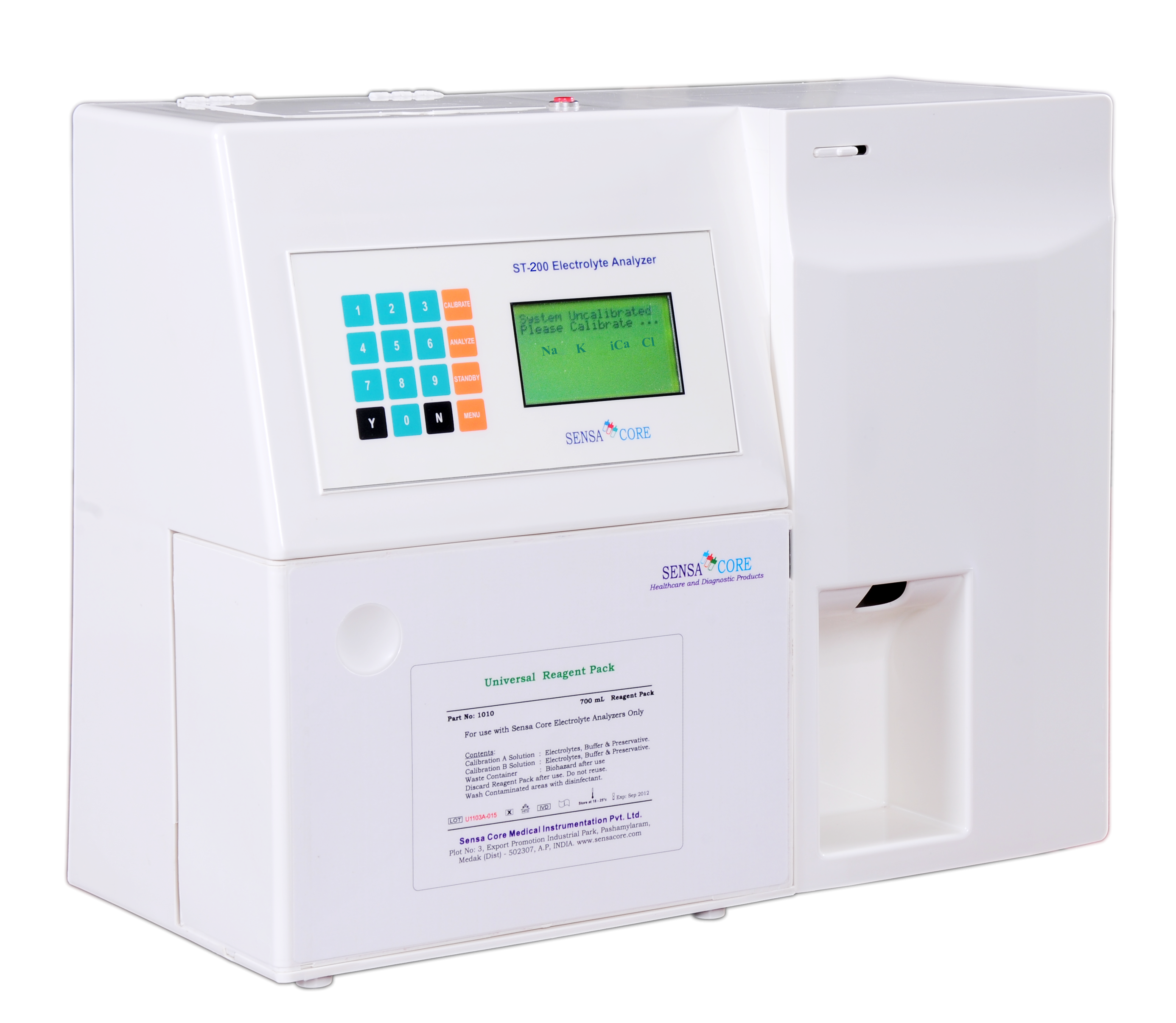 ST 100 Electrolyte Analyzer Manufacturer Supplier Wholesale Exporter Importer Buyer Trader Retailer in Hyderabad Andhra Pradesh India